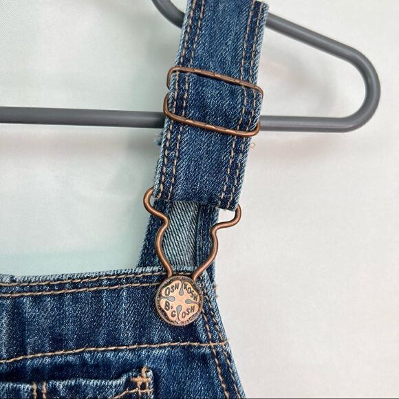 OshKosh B’Gosh Denim Overall with Tulle skirt Dress Jumper - Picture 5 of 15